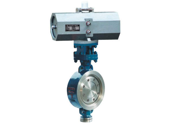 Butt-clamped three-eccentric hard-sealing butterfly valve