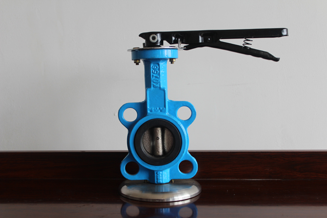 Butt-clamped Butterfly valve